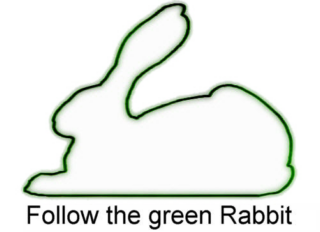 FOLLOW THE GREEN RABBIT !